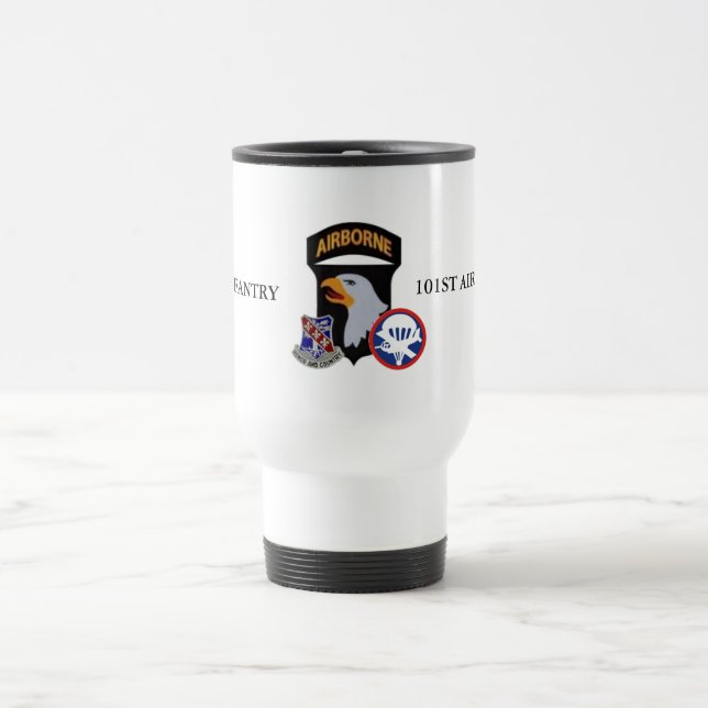 327TH INFANTRY 101ST AIRBORNE TRAVEL MUG (Center)