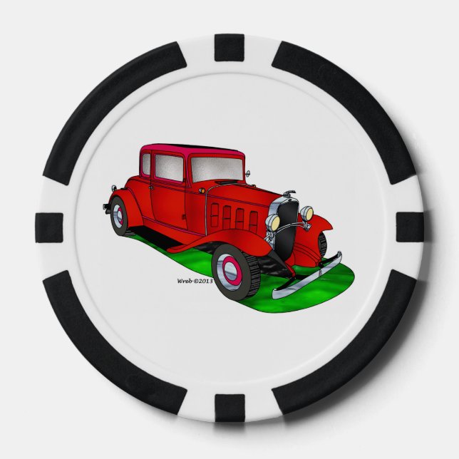 32 Chevrolet Coupe Poker Chips (Front)