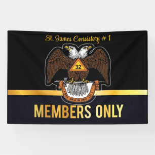 32 Degree Freemason Banner