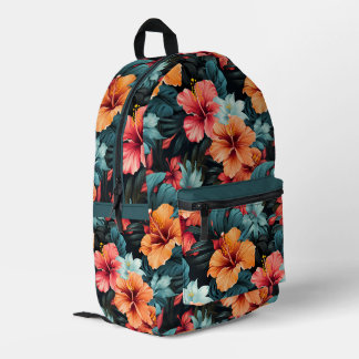 #32 Floral Pattern Printed Backpack