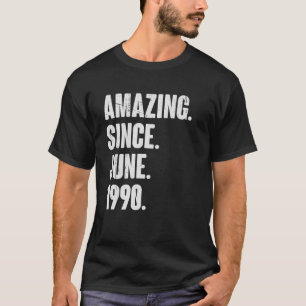 32 Year Old 32nd Birthday Amazing Since June 199 T-Shirt