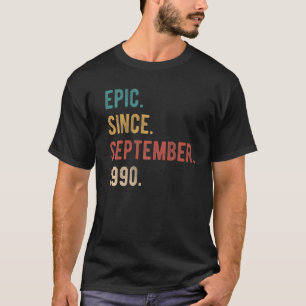 32 Year Old 32nd Birthday Epic Since September 19 T-Shirt