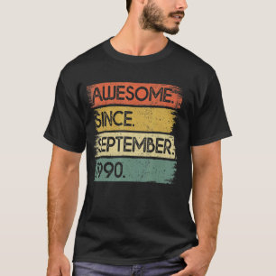 32 Years Old  Awesome Since September 1990 32nd Bi T-Shirt