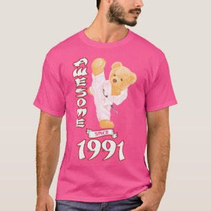 32Nd Birthday 1991 Awesome Karate Judo Buddy T-Shirt