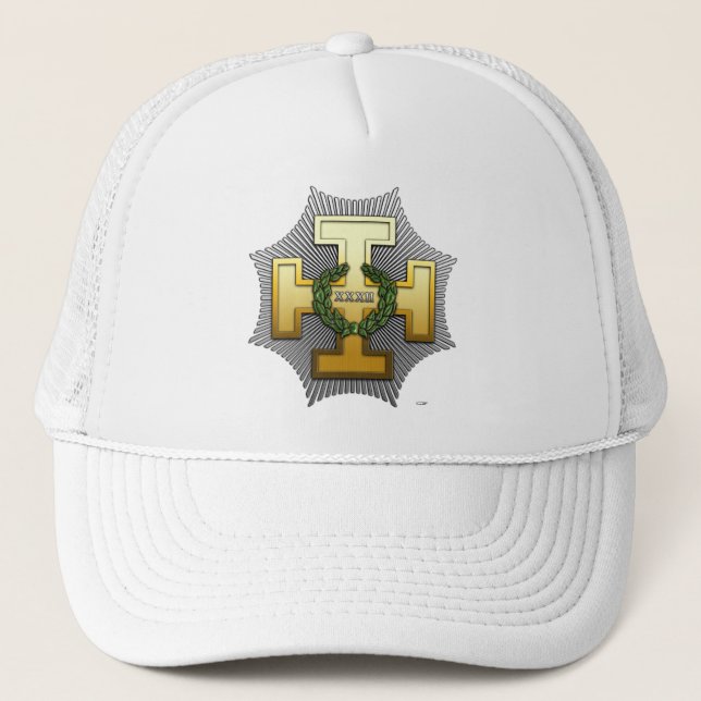 32nd Degree: Master of the Royal Secret Trucker Hat (Front)