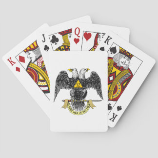 32nd Degree Scottish Rite Black Eagle Playing Cards