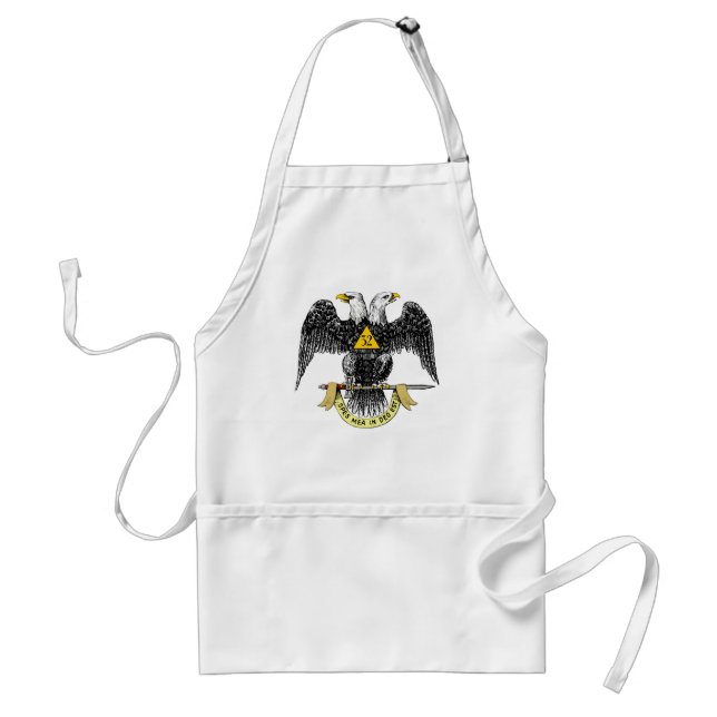 32nd Degree Scottish Rite Black Eagle Standard Apron (Front)