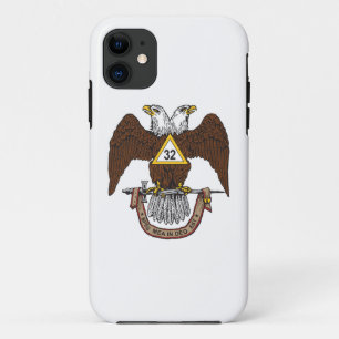 32nd Degree Scottish Rite Brown Eagle Case-Mate iPhone Case
