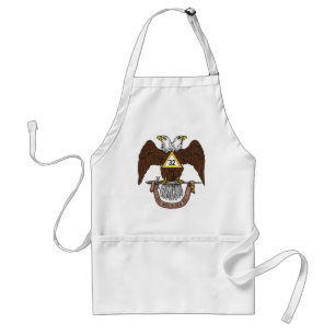 32nd Degree Scottish Rite Brown Eagle Standard Apron