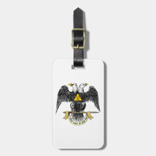 32nd Degree Scottish Rite Double Headed Eagles Luggage Tag