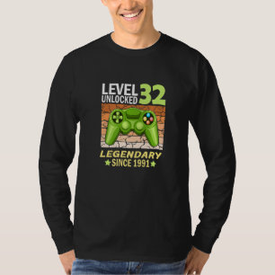 32th birthday gamer born in 1991 1 T-Shirt