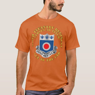330th Infantry Regiment DUI Versus Ad Finem True t T-Shirt