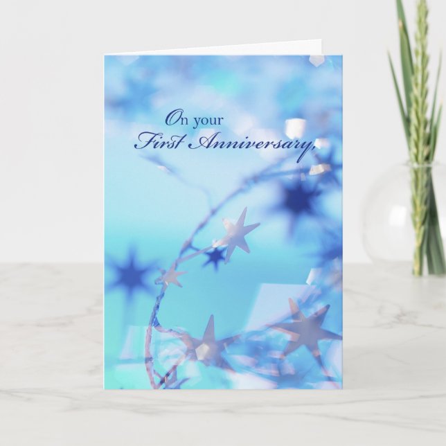 3315 Happy 1st Anniversary Card (Front)