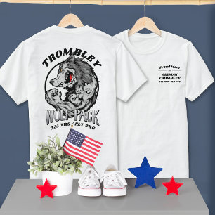 331 Wolf Pack Air Force BMT Graduation LIGHT Colou T-Shirt