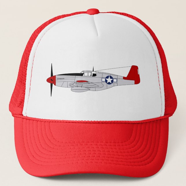 332nd Fighter Group - Redtails - Tuskegee Airmen Trucker Hat (Front)