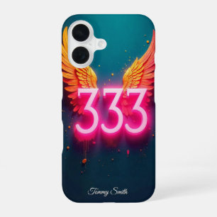 333 Angel Number Manifestation – Positive Energy iPhone 16 Case