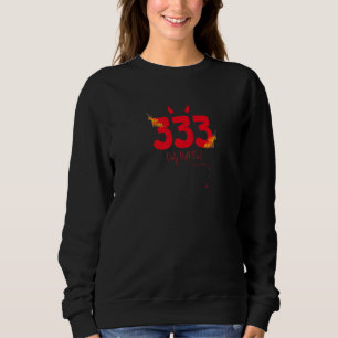333 Half Evil  Adult Humour Graphic  Sarcastic Sweatshirt