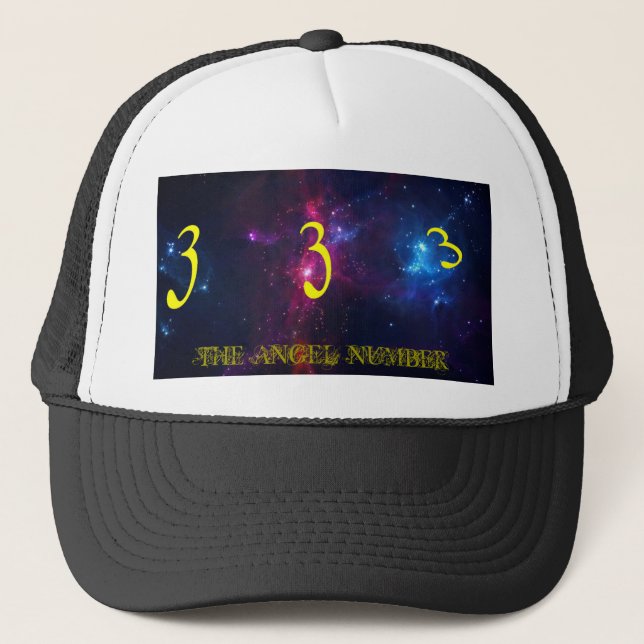 333 - THE ANGEL NUMBER (Nebulas), Trucker Hat (Front)