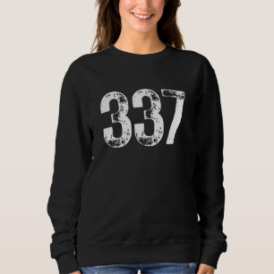 337 Area Code Lafayette LA Mobile Telephone Area C Sweatshirt