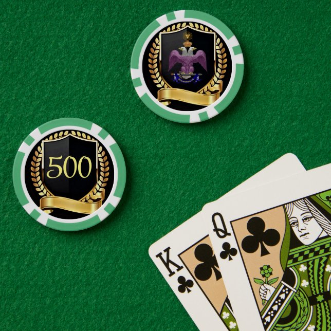 33 Degree Mason Poker Chips (Poker Table (Double))