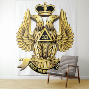 33 Degree Mason Tapestry