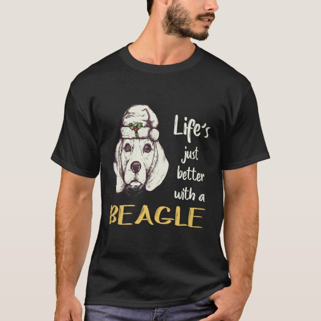 33 Life Just Better With A Beagle T-Shirt (Front)