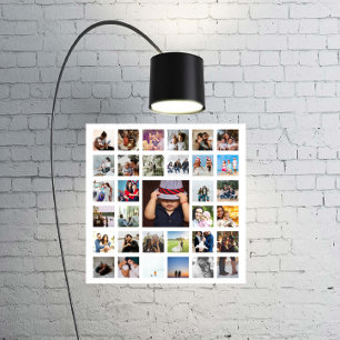 33 Photo Template Personalized Custom Made Collage Poster