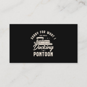 33.Pontoon boat Gifts for a Boat Fan Business Card