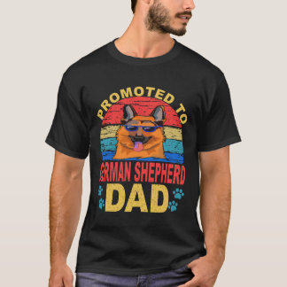 33 Promoted To German Shepherd Dad German Shepherd T-Shirt