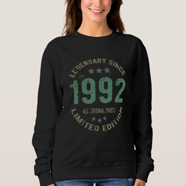33 Year Old Birthday Legend 33rd Birthday Gift Sweatshirt (Front)
