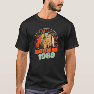 33 Year Old Hiking Sloth Born in 1989 33rd Birthda T-Shirt