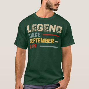 33 Years Old Gifts Legend Since September 1989 33r T-Shirt