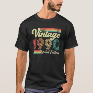 33 Years Old Vintage 1990 Born In 1990 33th T-Shirt