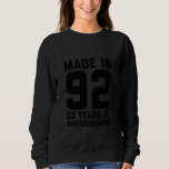 33rd Birthday for Men Women Mum Dad Father Age 33  Sweatshirt<br><div class="desc">33rd Birthday for Men Women Mum Dad Father Age 33 Year Old</div>