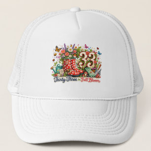 33rd Birthday Gardening Gift Hat for Plant Lovers