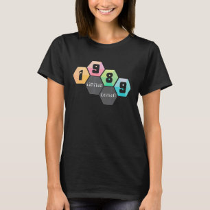 33rd Birthday Ladies Mens 33 Years 1989 Gift 16 T-Shirt