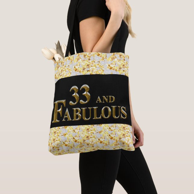 33rd  Birthday  Tote Bag (Close Up)