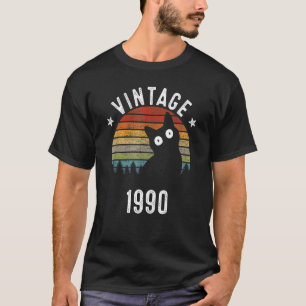 33rd birthday Vintage 1990 33 Years Old T-Shirt