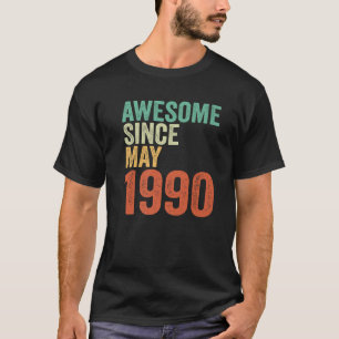 33Rd Birthday Women Men Gifts Awesome Since May 19 T-Shirt