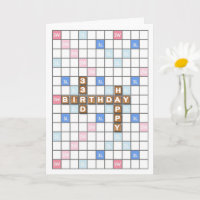 33rd Birthday, Word Game Board