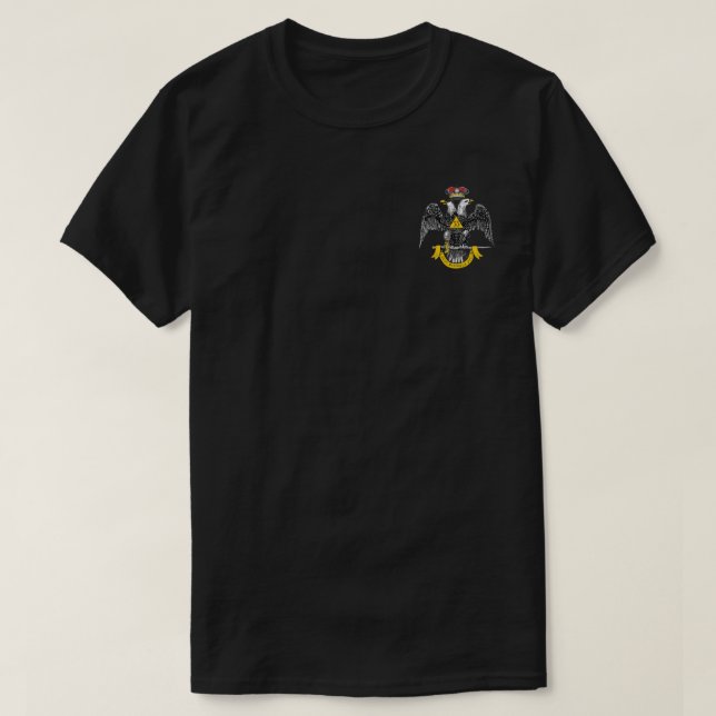 33rd Degree Northern Jurisdiction Scottish Rite T-Shirt (Design Front)