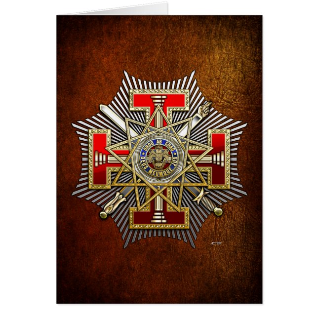 33rd Degree: Sovereign Grand Inspector General (Front)