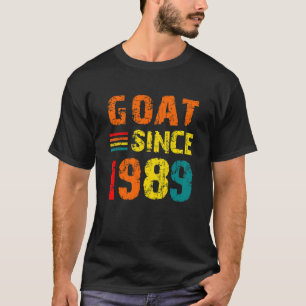 33th Birthday 33 Years Old Goat Since 1989 T-Shirt