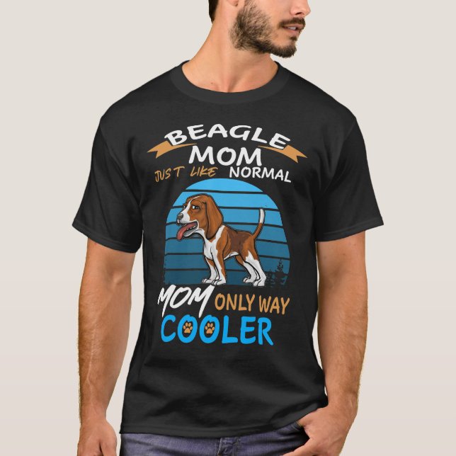 341 Beagle Mum Cooler T-Shirt (Front)