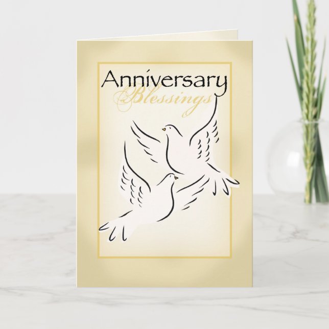 3424 Anniversary Blessings Card (Front)