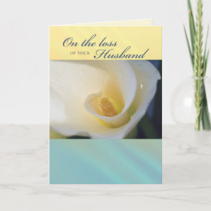 3430 Loss of Husband Sympathy Card