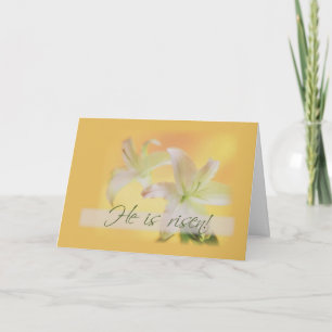 3454 He is Risen Christian Easter Card