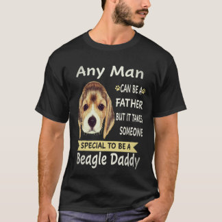 34 Any Man - Beagle Daddy Beagle T-Shirt