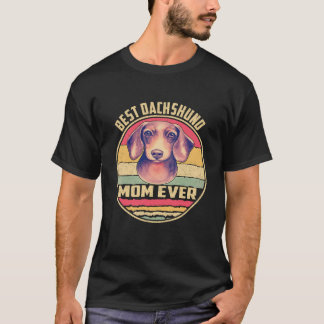 34 Best Dachshund Mum Ever Vintage T-Shirt