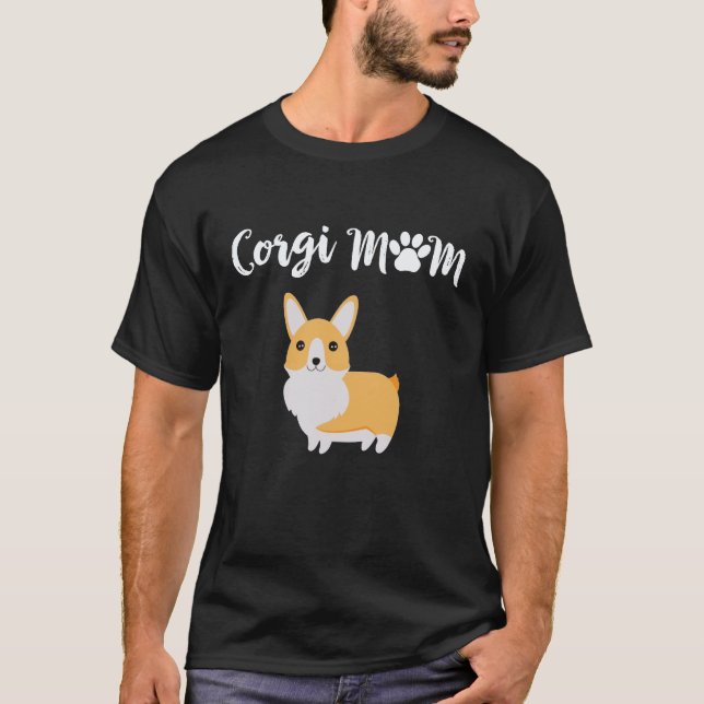 34 Corgi Mum Corgi T-Shirt (Front)